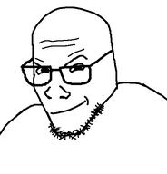 glasses looking_at_you smug soyjak stubble variant:unknown // 514x537 // 3.6KB