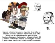 happy_merchant jews kike nas:wojak nazism nordic_chad soyjak spanish_text variant:soyak wojak // 1080x847 // 839.4KB