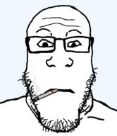 cigarette smoke smoking subvariant:neutralplier template variant:markiplier_soyjak white_skin // 1035x1200 // 40.5KB