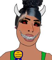 closed_mouth evil female makeup nigger subvariant:female_cobson variant:cobson // 962x1094 // 368.9KB