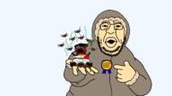 antiswarthy_(namefag) award big_lips double_chin eskimo eyebrows fat hand head india inuit lesotho narrow_eyes obese poop showing_something slopjak stubble subvariant:jartycuck subvariant:pissbaby surprised sweating sweaty tonga transparent_background variant:chudjak variant:nopejeet wrinkles yellow_skin // 1702x954 // 107.9KB