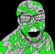 dark geometry glasses green_skin grey_skin triangle variant:feraljak // 910x892 // 487.9KB