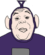 antenna bald closed_mouth ear fat nose purple_skin subvariant:hunky_twink_sex_machine teletubbies television tinky_winky variant:alicia // 592x720 // 48.5KB