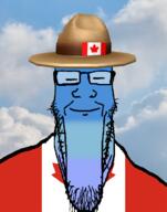 blue calm canada closed_eyes closed_mouth cold cool country flag flag:canada glasses irl_background sky smile soyjak stretched_chin stubble subvariant:longplier variant:markiplier_soyjak // 785x1000 // 196.1KB