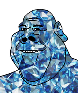 bald diamond ear gem smile transparent_background variant:impish_tony // 500x600 // 402.9KB