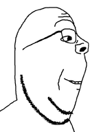 closed_mouth glasses series:sidejaks smile soyjak stubble subvariant:gapejak_side subvariant:side_wholesome_soyjak template transparent_background variant:gapejak // 600x800 // 14.0KB