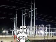 holding_object irl_background millions_must_die power_grid soyjak subvariant:pol_face ted_kaczynski variant:chudjak // 800x600 // 681.6KB