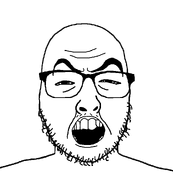 angry eyebrows open_mouth series:fusionjaks thick_eyebrows variant:feraljak variant:uncjak // 900x1000 // 20.0KB