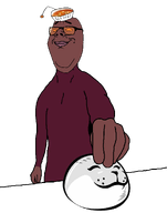 beefsoup_(user) finger giving happy lips meta:namefags orange_eyes reddit seal smile subvariant:gapechud subvariant:gapechud_(wholesome) transparent_background variant:bartender variant:chudjak variant:gapejak wholesome // 971x1232 // 79.9KB