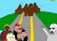 4chan 4cuck amerimutt ape bald beard brown_skin confederate_flag doctos fat hunky_twink_sex_machine maga_hat mutt nigger nusoicaca pointing road scared subvariant:doctos subvariant:feralnigger subvariant:impish_amerimutt sun text trans_flag variant:alicia variant:feraljak variant:gapejak variant:meximutt white_skin // 2048x1465 // 671.3KB