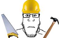 bob_the_builder clothes construction construction_worker glasses hammer hard_hat hat helmet neutral saw soyjak stubble subvariant:neutralplier variant:markiplier_soyjak // 1188x781 // 257.9KB