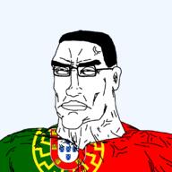 aryan black_eyes buff closed_mouth ear glasses hair nazism portugal portugaryan redraw sonnenrad soyjak subvariant:perceptive_chud swastika transparent_background variant:chudjak vein yellow_hair // 799x799 // 2.4MB