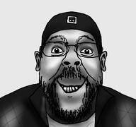 baseball_cap beard black_skin brainrot cap clothes ear glasses grin hat jacket kendrick_lamar looking_at_you meme mustache mustard shadow smile teeth tshirt variant:bernd // 1200x1125 // 339.1KB