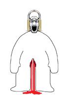 arm blood bloodshot_eyes crying full_body glasses hand keyed large_eyebrows leg lock neovagina open_mouth soyjak stubble variant:markiplier_soyjak // 528x693 // 34.9KB