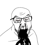 eye_roll mouth_open nosebleed vantablack variant:feraljak vomit vomiting // 1500x1500 // 70.2KB