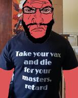 angry antivax punisher_face real red_skin soyjak subvariant:science_lover variant:markiplier_soyjak // 750x936 // 644.4KB