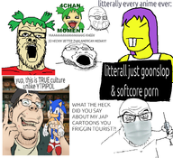 4chan americaman anime anime_female artist:americaman asian calarts fedora hair mask neckbeard purple_hair sonic_the_hedgehog vaccine variant:a24_slowburn_soyjak variant:feraljak variant:gapejak variant:markiplier_soyjak2 variant:snoojak variant:soyak yotsoyba // 804x733 // 285.2KB