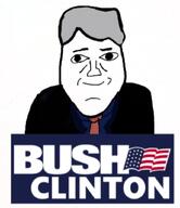 dem bill_clinton democracy election forward_facing george_bush_jr george_w_bush podium variant:unknown // 720x832 // 420.8KB