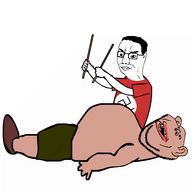 2soyjaks amerimutt animated belly drum fat flag:nazi_germany full_body stomach subvariant:impish_amerimutt variant:chudjak variant:impish_soyak_ears // 512x512 // 134.2KB