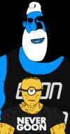 meta:tagme minion never_goon singlet smurf subvariant:hornyson subvariant:muscular_chud t-shirt text variant:chudjak variant:cobson // 1200x2300 // 224.5KB