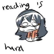 anime arm beanie clothes crying drawing full_body glasses hair meta:tagme necklace sad touhou variant:soytan video_game // 500x500 // 150.9KB