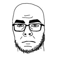 bald closed_mouth glasses traced variant:unknown white_background // 640x640 // 12.4KB