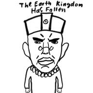 angry arm atla avatar_the_last_airbender cartoon closed_mouth clothes ear glasses hand hat nickelodeon soyjak subvariant:chudjak_front text the_west_has_fallen variant:chudjak // 500x500 // 52.3KB