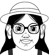 closed_mouth clothes ear female glasses hair hat long_hair looking_at_you oh_my_god_she_is_so_attractive series:foidjaks smile soyjak subvariant:brenda template variant:brandon // 954x1071 // 31.3KB