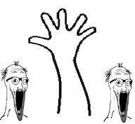 arm beard fingers glasses hand head soyjak subvariant:wewjak swapped variant:soyak // 640x590 // 64.8KB