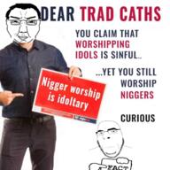 beard ben_shapiro catholic christianity fact glasses holding_object niggers smile smug soyjak subvariant:chudjak_front tradcath variant:chudjak variant:cobson // 633x632 // 394.1KB