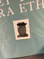 advertisement barneyfag closed_mouth clothes college don_turtelli glasses hat smile soyjak soyjak_party stubble subvariant:wholesome_soyjak text trend:colorjak university university_of_pittsburgh variant:gapejak // 3024x4032 // 4.5MB