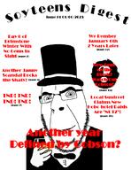 arm closed_mouth clothes glass glasses hand hat holding_object magazine smile soyjak soyteen stubble top_hat tux variant:cobson // 816x1056 // 270.7KB