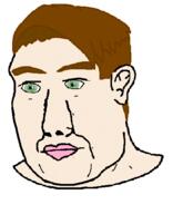 brown_hair closed_mouth ear green_eyes hair meta:nas neutral soyjak variant:chudjak // 464x540 // 33.3KB