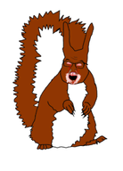 blood bloodshot_eyes crying_blood drool foaming_at_the_mouth rabies squirreljak subvariant:feralsquirrel variant:feraljak white_background // 723x1004 // 206.6KB