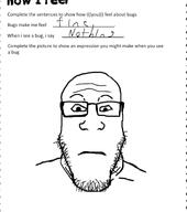 answer bug eat_the_bugs fine neutral nothing paper school school_assignment subvariant:neutralplier variant:markiplier_soyjak // 1027x1160 // 259.4KB