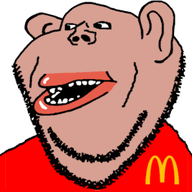 360 amerimutt animated brown_skin clothes ear mcdonalds mutt open_mouth rotating series:spinnerz! soyjak spinning stubble subvariant:impish_amerimutt subvariant:impish_front t-shirt tshirt united_states variant:impish_soyak_ears white_background // 255x255 // 72.1KB