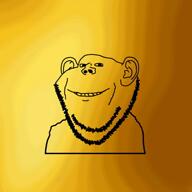 bbc clitty gold meta:ai_generated soyjak stubble tranny variant:impish_soyak_ears // 420x420, 13.6s // 238.6KB