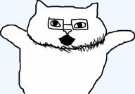 animal animated body cat ear ext=gif glasses spinning stubble transparent_background variant:catjak white_skin // 1300x1300 // 566.2KB