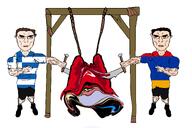 armenia bisected blond brown_hair buff chud closed_mouth crying distorted execution flag:armenia flag:greece flag:turkiye glasses gore greece hair holding_object mcdonalds murder nigger open_mouth rope saw soyjak stubble subvariant:unbotheredchud torture total_turkroach_death trend:aryan trend:slopjak turkike turkiye turkpedo vantablack_skin variant:bernd variant:chudjak vein white_skin yellow_teeth // 2576x1720 // 752.2KB