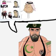 army background badge beard beret black_eyes buff chechen chechnya chud cigarette coat_of_arms flag:chechnya flag:ichkeria glasses hair ichkeria islam islamic mge military military_beret soldier_(team_fortress_2) star_and_crescent subvariant:mexiaryan subvariant:nucob subvariant:pol_face sword template variant:bernd variant:chudjak variant:cobson variant:meximutt vein white_skin wolf // 900x900 // 380.1KB