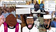 2022 allah angry arab arabic_text arm attack balaclava beard bloodshot_eyes boko_haram bombing brown_skin catholic catholic_church catholicism christian_cross christian_identity christianity church clothes crown crying ear finger flag:isis flag:islamic_state flag:jihad full_body fundamental_paper_education furry glasses hair hat headband irl irl_background isis islam islamic_state mask mass_shooter massacre meta:tagme nigeria ondo_state open_mouth owo owo_church_attack petunia pointing priest rabbit sahel_province shahada shooting soyjak soyjak_party st_francis_xavier_catholic_church stubble tail tallit taqiyah teeth terrorist text thick_eyebrows tongue variant:bernd variant:chudjak variant:markiplier_soyjak variant:meximutt white_text wikipedia wikipedia_article yellow_teeth // 3240x1823 // 4.0MB