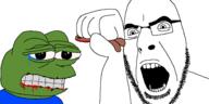 animal_abuse blood crying frog gape glasses pepe stubble teeth variant:cobson // 1421x707 // 63.7KB