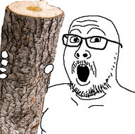 glasses log open_mouth soyjak stubble variant:medsjak // 365x362 // 114.4KB