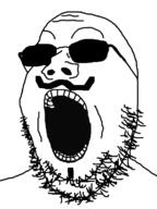admin glasses nuadmin open_mouth soyjak stubble variant:gapejak // 450x600 // 19.3KB