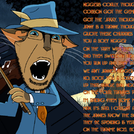 3soyjaks 6ix9ine angry animal animated arm blue blue_eyes blue_shirt brown_hair calvin_freckle_mcmurray cap cat claw closed_mouth clothes coat ear fangs fedora flashlight flatcap frown furry glasses grass gummo hand hat instrument ivy_pepper jacket lackadaisy leg lyrics music musical_note mustache necktie open_mouth pointy_ears purple_hair rocky_rickaby sharp_teeth stubble suit tail teeth text tranny tree variant:cobson variant:feraljak variant:gapejak violin whisker white_shirt // 1280x720 // 575.3KB