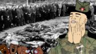 4soyjaks Chetnik ack balkans beard beheaded beheading brown_skin brown_troonjak christian_cross christian_identity christianity clothes croat croatia cross crucifix dark_skin decapitated eastern_orthodox feels_good genocide glasses hat heads irl_background islam islamic massacre merge meta:gore military_hat military_uniform muslims orthodox orthodoxy patch prayer_rope serbia serbian serbian_cross skull stubble uniform ustasha variant:a24_slowburn_soyjak variant:bernd variant:cobson variant:feraljak variant:unknown // 1106x623 // 1.1MB