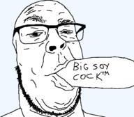 balding glasses soyjak stubble sucking template text variant:suckinjak // 733x641 // 17.8KB
