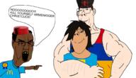armenia astrofene_(namefag) award brown_skin buff crimean_tatar femjak fez flag:armenia flag:crimean_tatar gigachud mcdonalds pointing speech_bubble subvariant:terryjak subvariant:wholesome_soyjak variant:chudjak variant:gapejak variant:protestantjak // 2048x1176 // 767.2KB