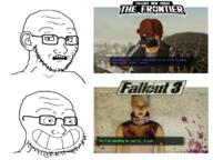 bald beard ear fallout fallout_3 fallout_new_vegas glasses open_mouth place_japan slave smile so_true subvariant:soyak_(concerned) teeth variant:soyak // 1200x900 // 881.9KB