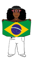 beanie black_skin blush clothes flag flag:brazil glasses hair holding_object looking_at_you subvariant:soyniqua variant:soytan white_background // 966x1722 // 125.5KB